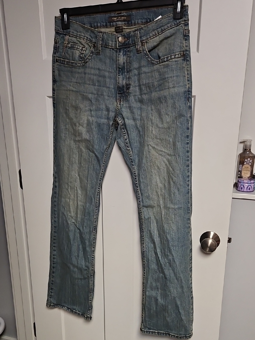 Men's Light Wash Bootcut Jeans - Classic Casual